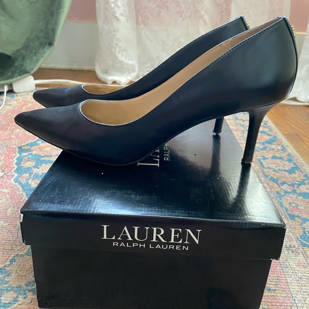 Lauren Ralph Lauren Classic Black Heels